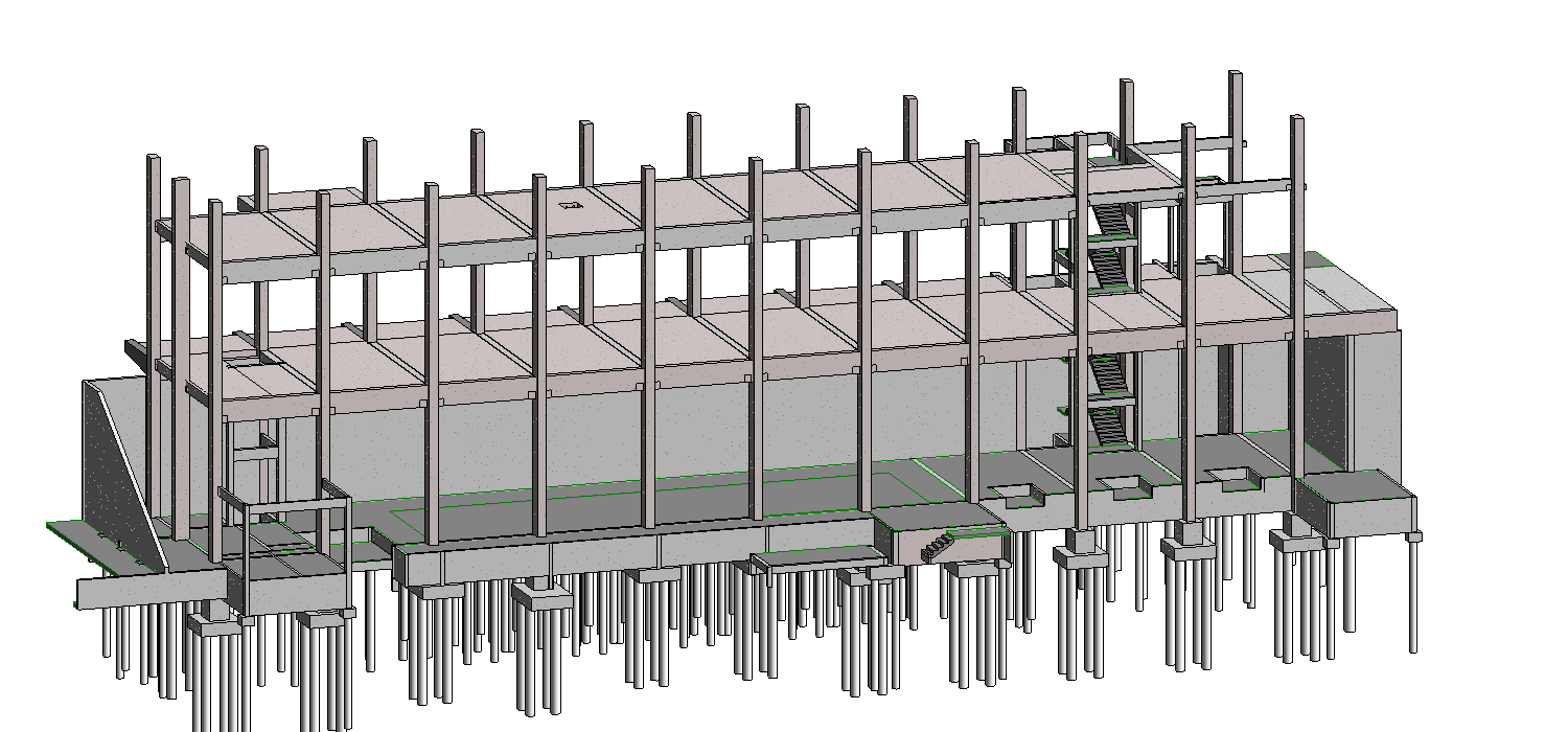 Modelo 3D Estrutural